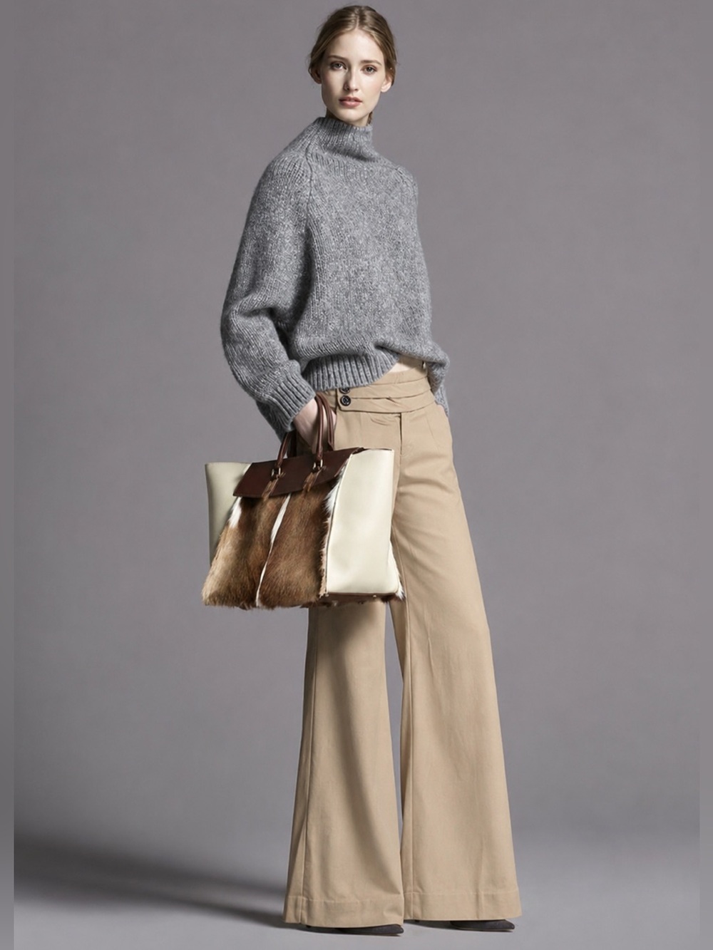 Anthro Elevenses Wide Leg Linen Trouser